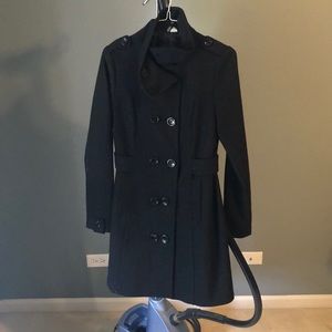 Classic Black Pea Coat